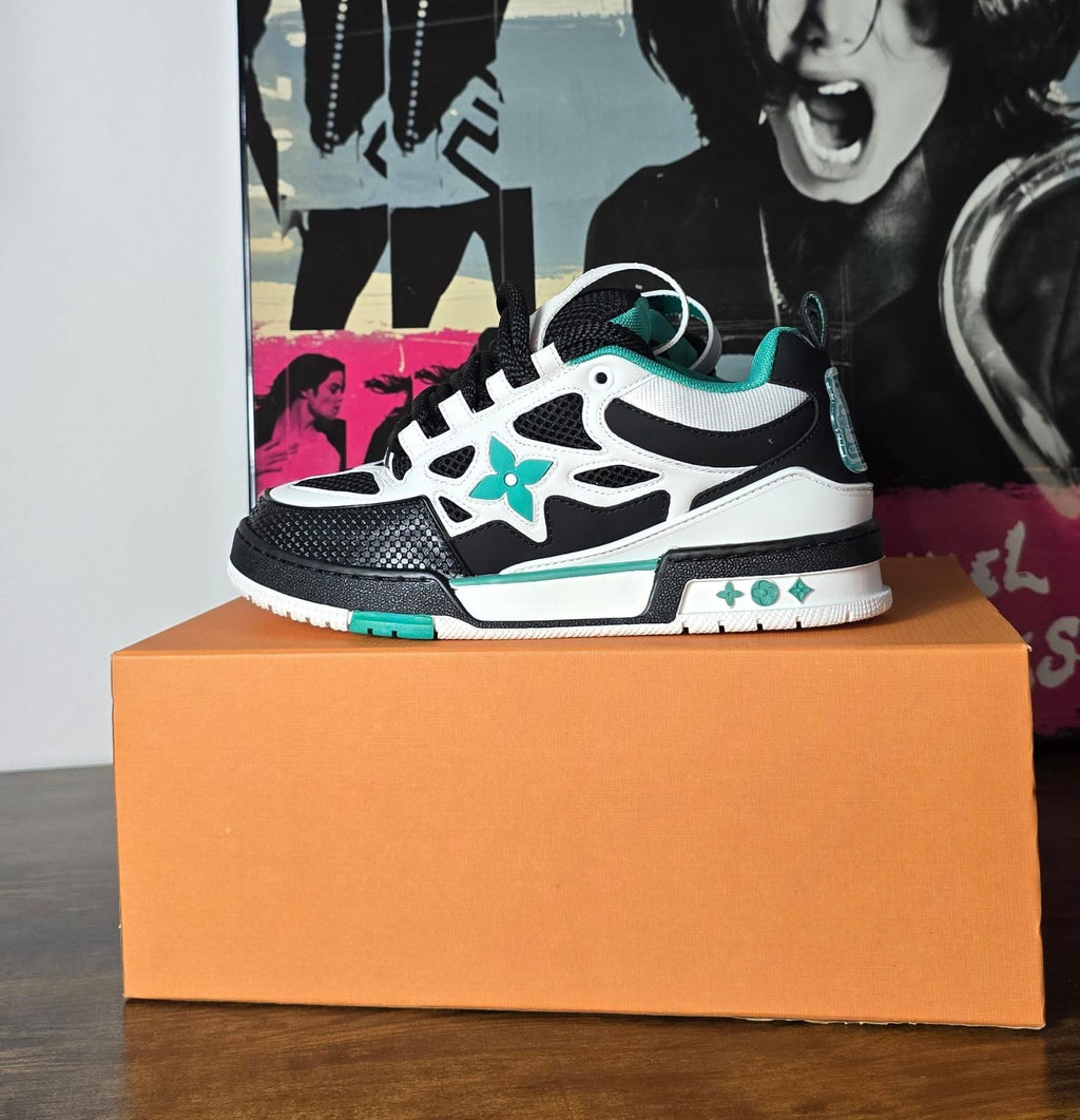 LV SKATE GREEN WHITE