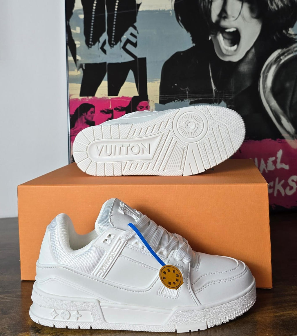 LV TRAINER ALL WHITE