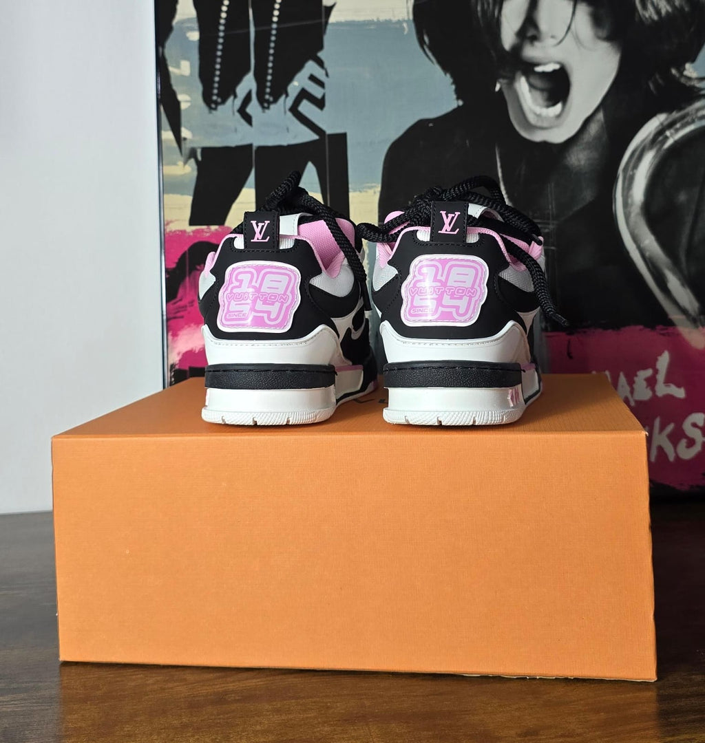 LV SKATE PINK  WHITE