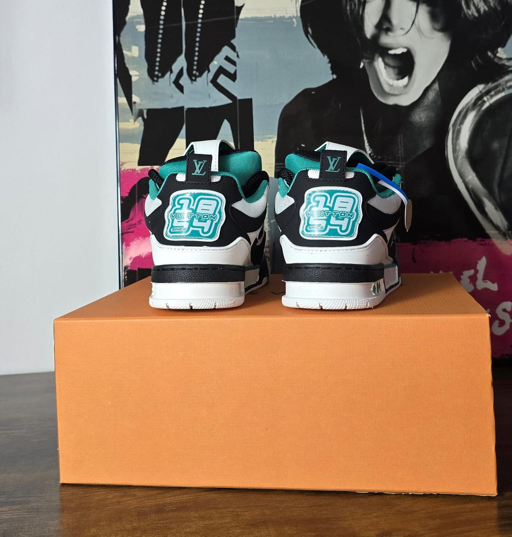 LV SKATE GREEN WHITE