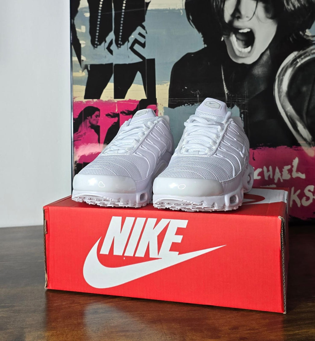 NIKE AIR MAX TN ALL WHITE