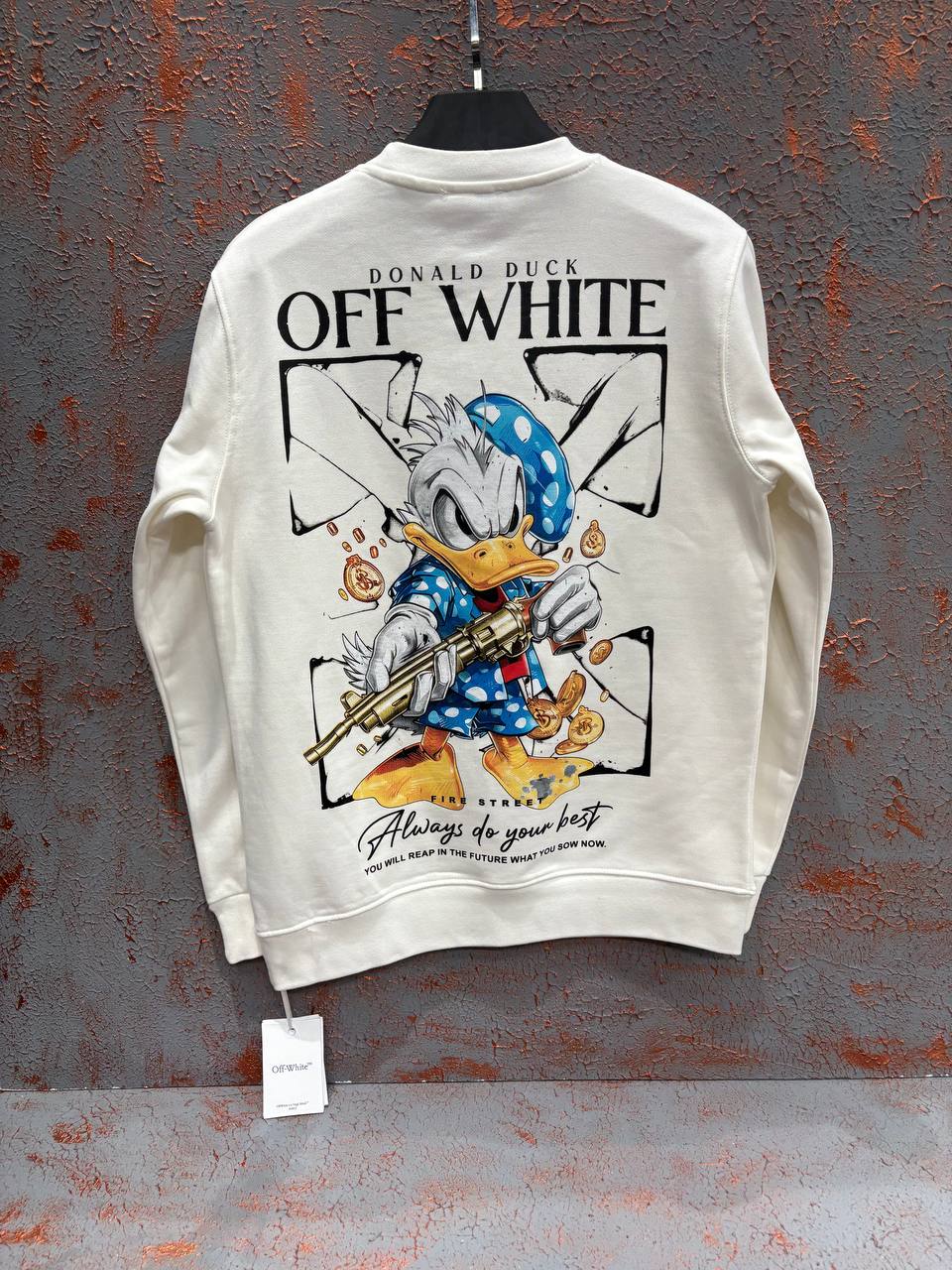 Felpa Off white