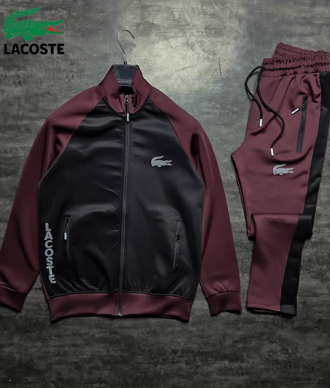Tuta Lacoste con zip